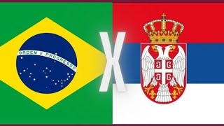 BRASIL VS SERVIA AMISTOSO DE SELEÇÕES [upl. by Demahum]