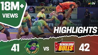 Pro Kabaddi 2018 Highlights  Patna Pirates vs Bengaluru Bulls  Pawan Sehrawat 14 Raid Points [upl. by Onfroi]