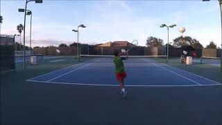 Andy Mackler Tennis Recruiting Video [upl. by Ahtiek504]