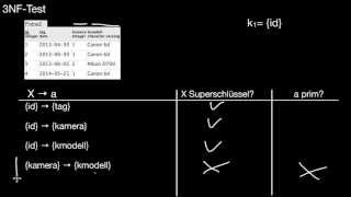 1361 Dritte Normalform 3NF [upl. by Nagam]