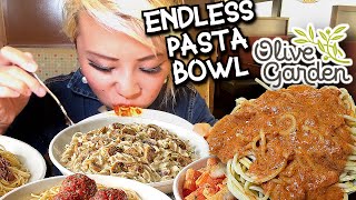 OLIVE GARDEN ENDLESS PASTA BOWL HOW MANY BOWLS CAN I EAT RainaisCrazy [upl. by Frederich]