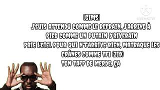 Maître gims cote noir parole lyrics [upl. by Laith]