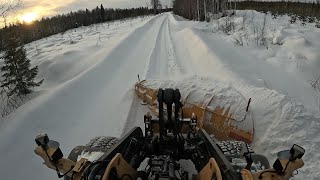 Plowing 20 cm fresh snow [upl. by Yeffej77]