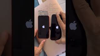 Test fastest boot iPhone 12 mini vs iPhone 13 pro iphone12mini iphone13pro [upl. by Norraj]