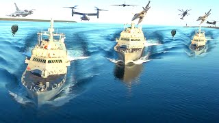 Spectacular Role of US Military with USS Fort Worth in Peace Mission in Maldives Sea [upl. by Mayap]