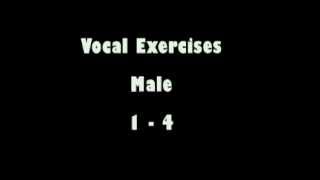 Vocal Exercises Male 14 [upl. by Canter]