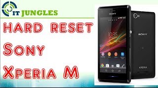 How to Hard Reset Sony Xperia M [upl. by Odnumyar215]