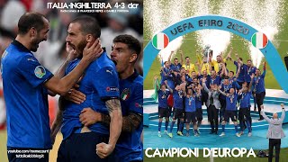 ITALIAINGHILTERRA 43 dcr  Radiocronaca di Francesco Repice 1172021 Finale EURO 2020 [upl. by Evod]