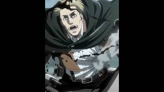 Commander Erwin Last Speech  Who is missing Erwin Smith Erwin Smith  4k edit anime shorts [upl. by Noved]