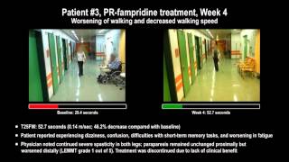 Assessing the clinical benefit of PRfampridine  Supplementary video patient 3 42957 [upl. by Ellsworth]