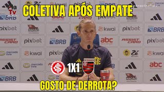 Coletiva após empate Internacional x Flamengo [upl. by Ineslta]