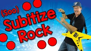 Subitize Rock soobitize  Math Song for Kids  Jack Hartmann [upl. by Mathilda]