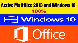 how to activate MS office 2013 and Windows 10All VersionsOFFLINE  By SYED IT SOLUTIONS [upl. by Wolsky]