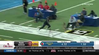 DONTE JACKSON 432 40 YARD DASH [upl. by Keelia]