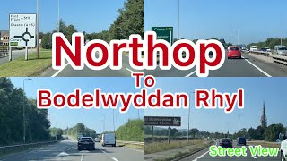 Northop To Bodelwyddan Rhyl  Street View 2024 [upl. by Eneiluj]