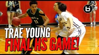 Trae Youngs Final High School Game Drops 41Pts Raw Highlights [upl. by Aonian]