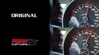 VW Golf 6 GTD DSG 200cv Rimappatura centralina STAGE 1  0130kmh FAST by PowerKing Chiptuning [upl. by Otrebtuc]