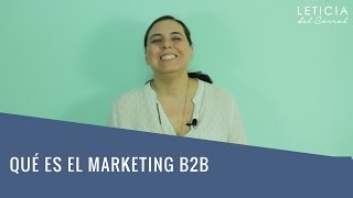 Que es marketing B2B [upl. by O'Gowan60]