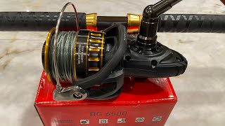 Daiwa BG 6500 Series UNBOXING and setting it up for offshore fishing [upl. by Cyrill]