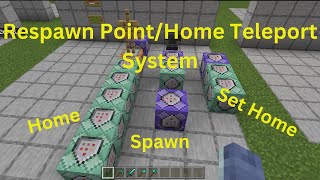 Home and Set Home Teleport Home Teleport and Spawn Respawn Point Teleport [upl. by Aizti243]