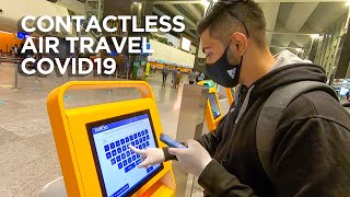 Contactless AirTravel during Covid19 Pandemic  Indian domestic flights भारतीय घरेलू उड़ानें [upl. by Bloom102]