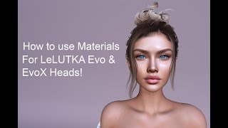 How to use the Materials on LeLUTKA Evo amp EvoX Heads [upl. by Guzel]