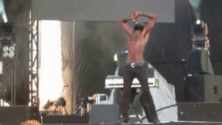 Death Grips start of set quotBewarequot  Ottawa Bluesfest 20130713 [upl. by Ana]