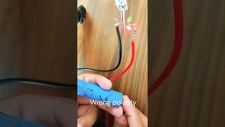 DIY Polarity Tester Circuit shorts [upl. by Adnalahs]