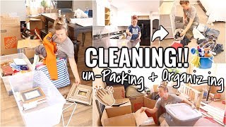 CLEANING OUR ARIZONA FIXER UPPER👏🏼 MAJOR CLEAN UNPACK AND ORGANIZE WITH ME [upl. by Laverna]