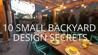 Patio Design Ideas Small Spaces [upl. by Neelat]