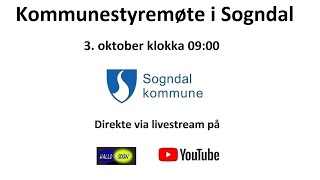 Kommunestyremøte i Sogndal 3 oktober 2024 [upl. by Vevine]