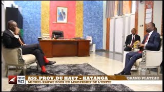 ASSEMBLEE PROVINCIALE DU HAUT  KATANGA  MICHEL KABWE POUR UN LEADERSHIP DE LUNITE [upl. by Anidualc]