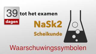 39 dagen tot het examen NaSk2 Waarschuwingssymbolen [upl. by Annij]