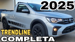 Nova Saveiro Trendline 2025 Será que é Melhor que Fiat Strada [upl. by Ruckman604]