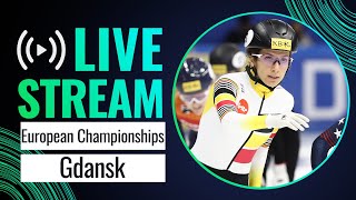 LIVE  European Championships session  Gdansk 2024  ShortTrackSkating [upl. by Yecac]