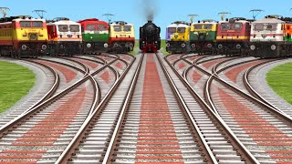 indian railway station track locomotive ground engine simulator classic track locomotive city driver [upl. by Aicilla]