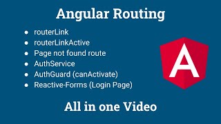 Angular Routing  LazyLoading  AuthGuard  multiple routeroutlet  all in one video [upl. by Boj]