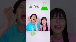 big chemical vs small chemical Eating Challenge shorts humanitychallenge viral foodchallenge [upl. by Wang909]