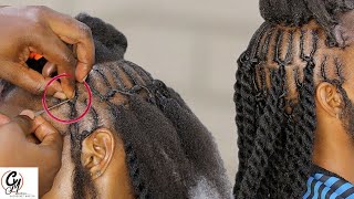 Finally You Can Try This New Method Of Invisible Locs  Beginners Tutorial For 4c Hair [upl. by Attolrahc847]