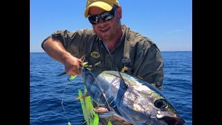 Northeast Yellowfin Tuna Tips with SI Squid FlexiBars [upl. by Schach578]