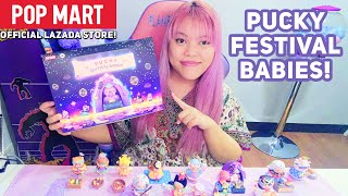 Unboxing PUCKY Festival Babies Series Blind Box  POP MART OFFICIAL STORE in Philippines [upl. by Helse]