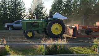 John deere 6030 exploded tractor pull [upl. by Popper]