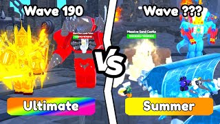 900k DPS🔥ALL ULTIMATE VS ALL SUMMER🤯 ENDLESS MODE  Toilet Tower Defense [upl. by Natek]