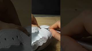 How to customize Nike Air Force 1 with designer fabric  custom shoes [upl. by Evad]