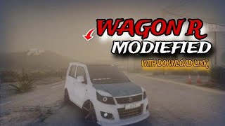 SUZUKI WAGON R MODIFIED  GTA 5  REVIEW AND DOWNLOAD LINK [upl. by Peirsen]