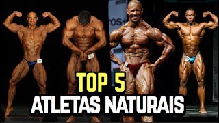 OS MELHORES FISICULTURISTAS NATURAIS TOP 5 [upl. by Laux]