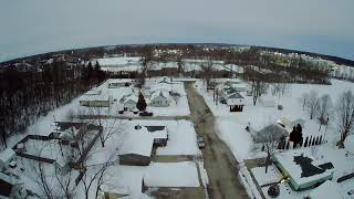 Simrex X11 GPS Drone  Evening Flight Footage [upl. by Rolat]