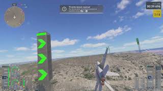 Microsoft Flight Simulator 2024  F18 Challenge Grand Canyon Rally Race 129722 [upl. by Airelav]