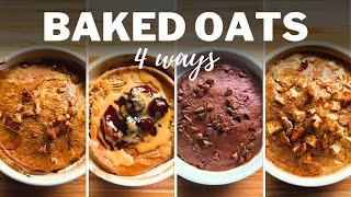 BLENDED BAKED OATS » 4 Flavours for Easy amp Healthy Breakfast  Recipes for Air Fryer or Oven [upl. by Estele]