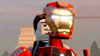 Lego Marvels Avengers all LEGO Iron Man Transformations  Hulkbuster [upl. by Emiatej172]